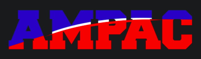 AMPAC logo from website black background